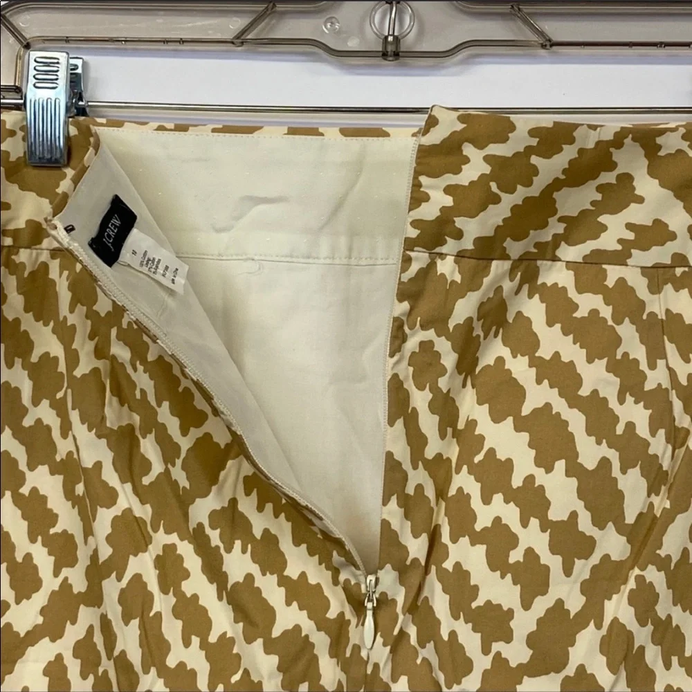 ❤️ J. Crew Pencil‎ Mini Skirt Tan Cream 10
